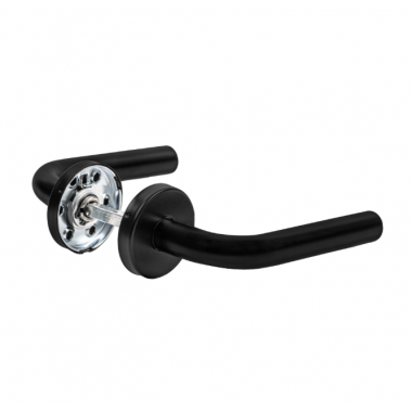 Ручка Fuaro (Фуаро) раздельная R.DSS201-0201/19 (DSS-0201/19) INOX 201 BL-24 черный
